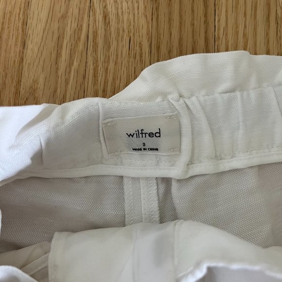 WILFRED (Artizia) Bonnet Linen Short / Super high-waisted paper-bag shorts - Picture 4 of 5